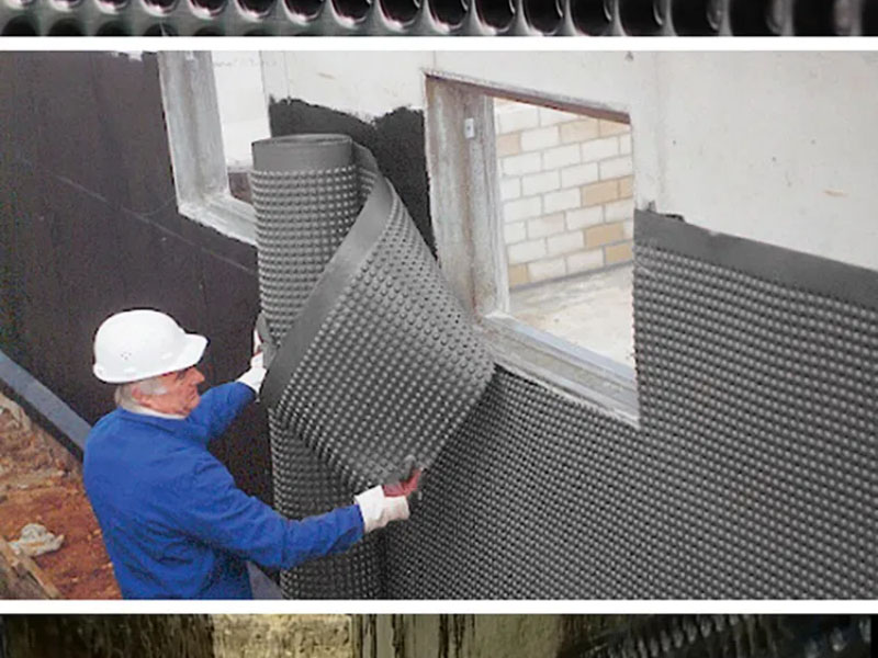 Linie de producție pentru plăci de drenaj din plastic HDPE Dimple PE 2m 3m 4m 5m